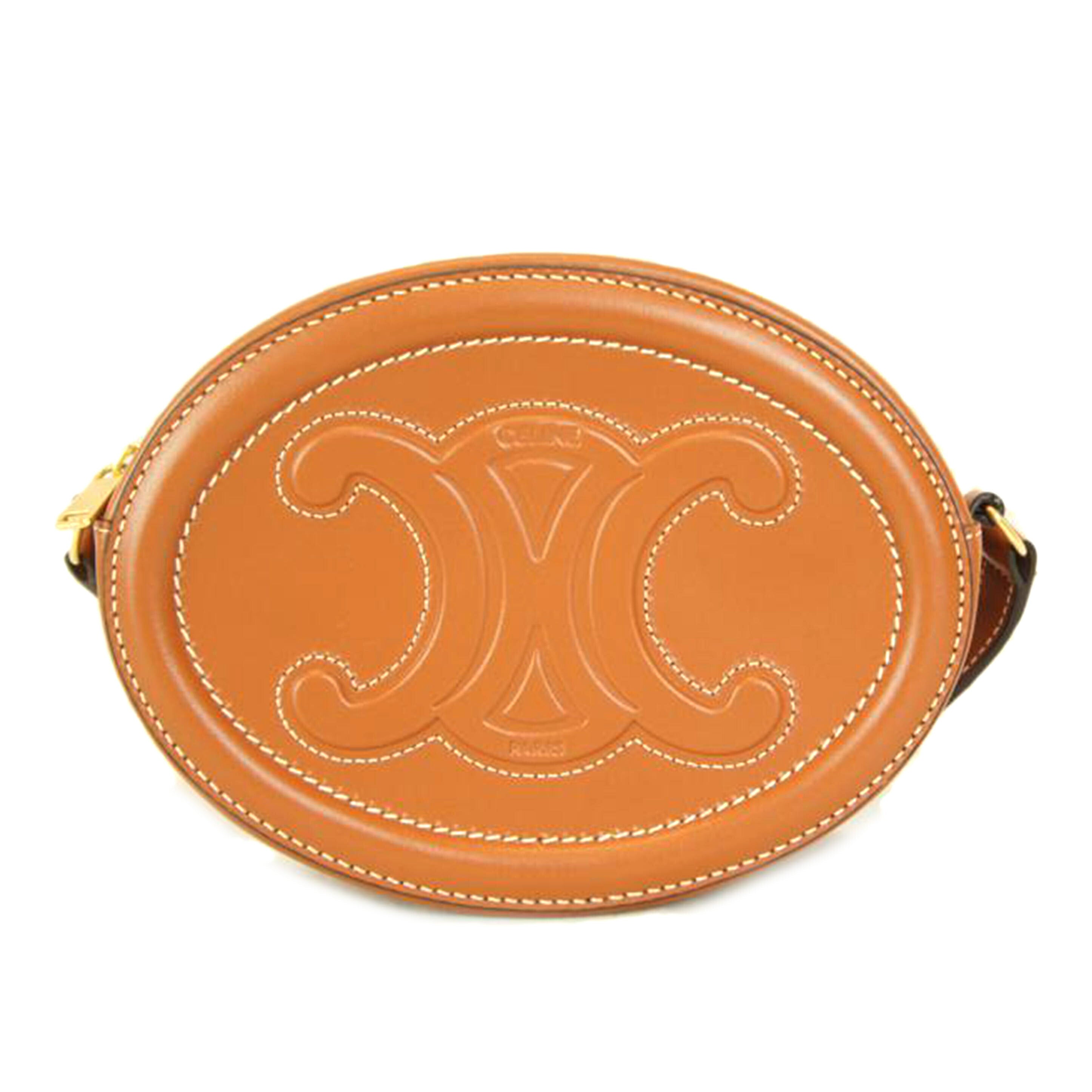 CELINE セリーヌ/オーバルバッグ/キュイルトリオンフ//Aランク/93