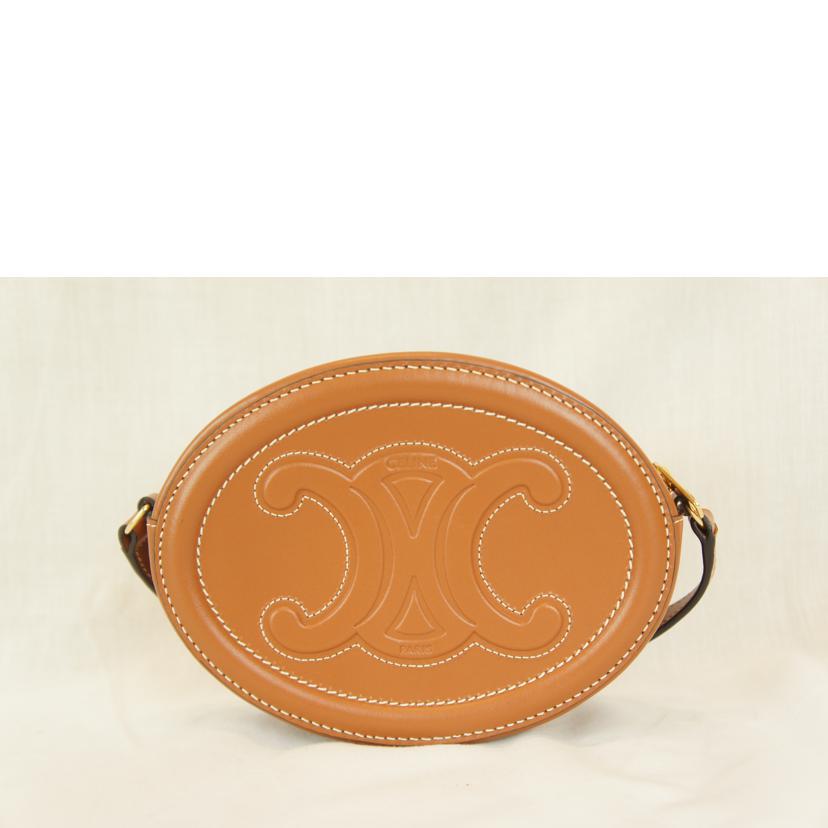 CELINE セリーヌ/オーバルバッグ/キュイルトリオンフ//Aランク/93