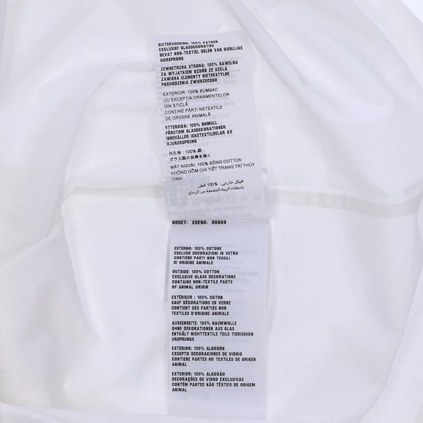 PRADA プラダ PRADA ホワイトスタッズコットンシャツ メンズ/ホワイトスタッズコットンシャツ/UCN420//Aランク/37