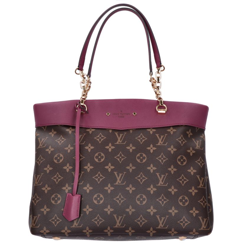 LV ルイヴィトン ルイ・ヴィトン ビトン ショルダーバッグ ハンドバッグ トートバッグ ブラウン メンズ レディース 定番 人気 LV 斜め掛け 肩がけ/パラス・ショッパー/モノグラム/デュンヌ/M41580//SP2***/Aランク/75