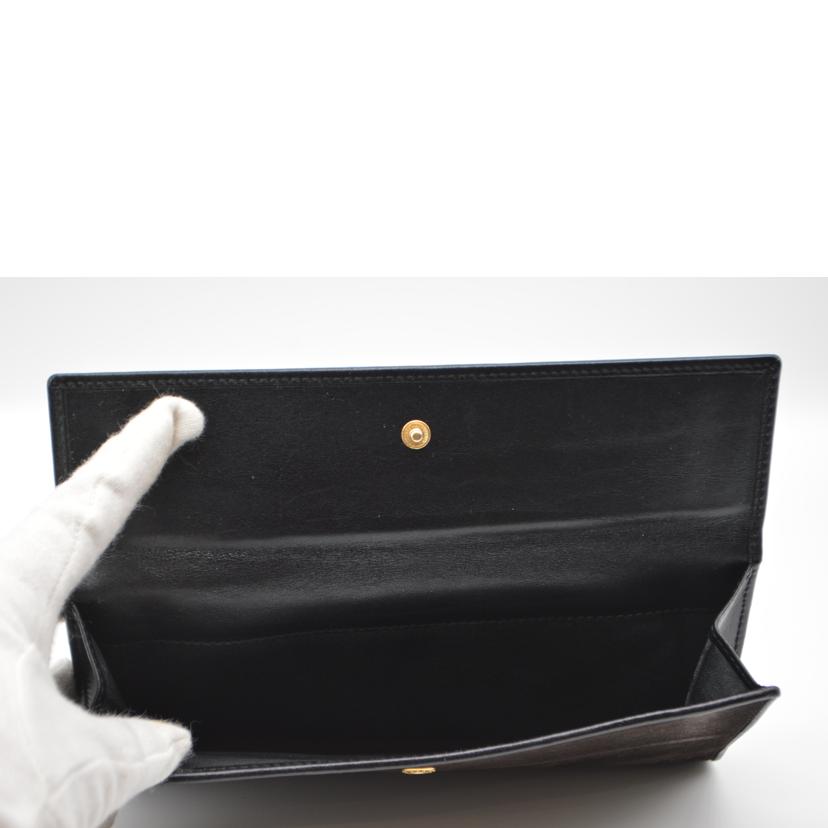 GUCCI グッチ/タイガーヘッドクリップスェードレザー長財布/035・2149・2190//Aランク/89