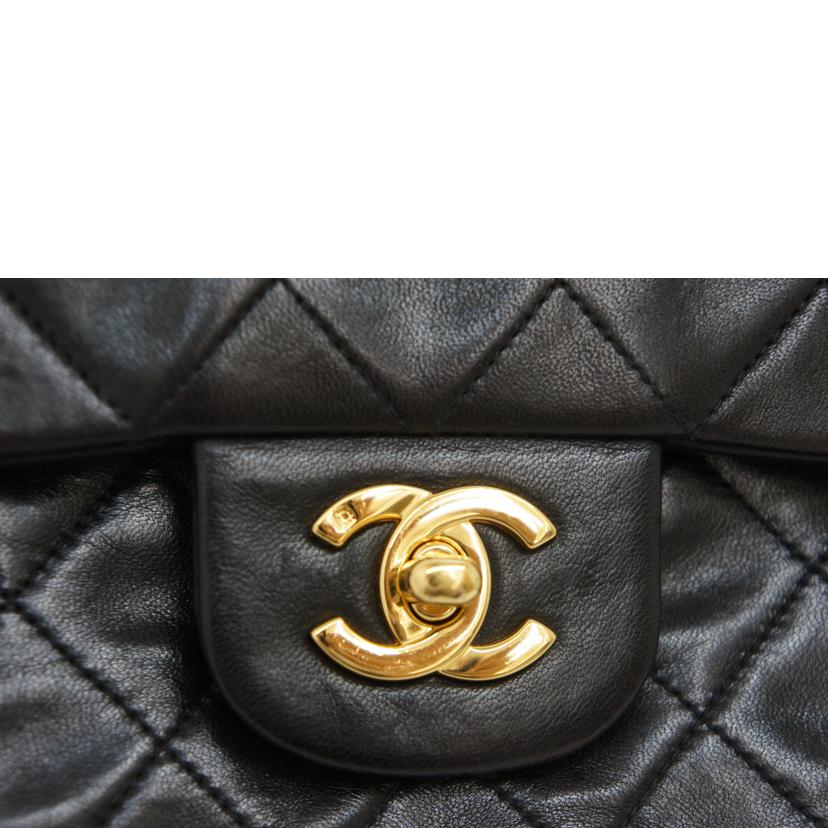 CHANEL シャネル/マトラッセラムスキンWフラップチェーンショルダー//4338733/ABランク/09
