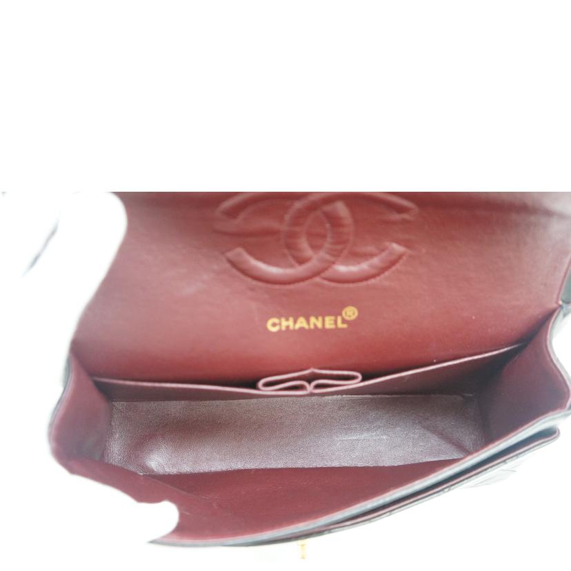 CHANEL シャネル/マトラッセラムスキンWフラップチェーンショルダー//4338733/ABランク/09