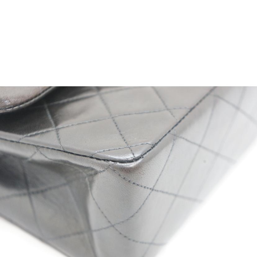 CHANEL シャネル/マトラッセラムスキンWフラップチェーンショルダー//4338733/ABランク/09