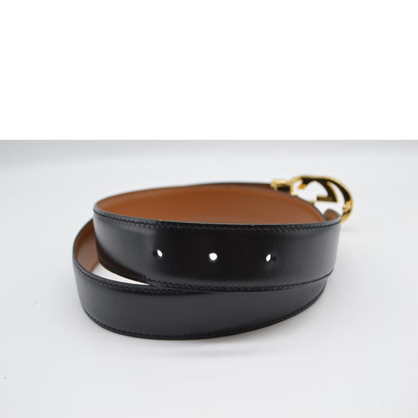 GUCCI グッチ/インターロッキングGレザーベルト90//Aランク/89