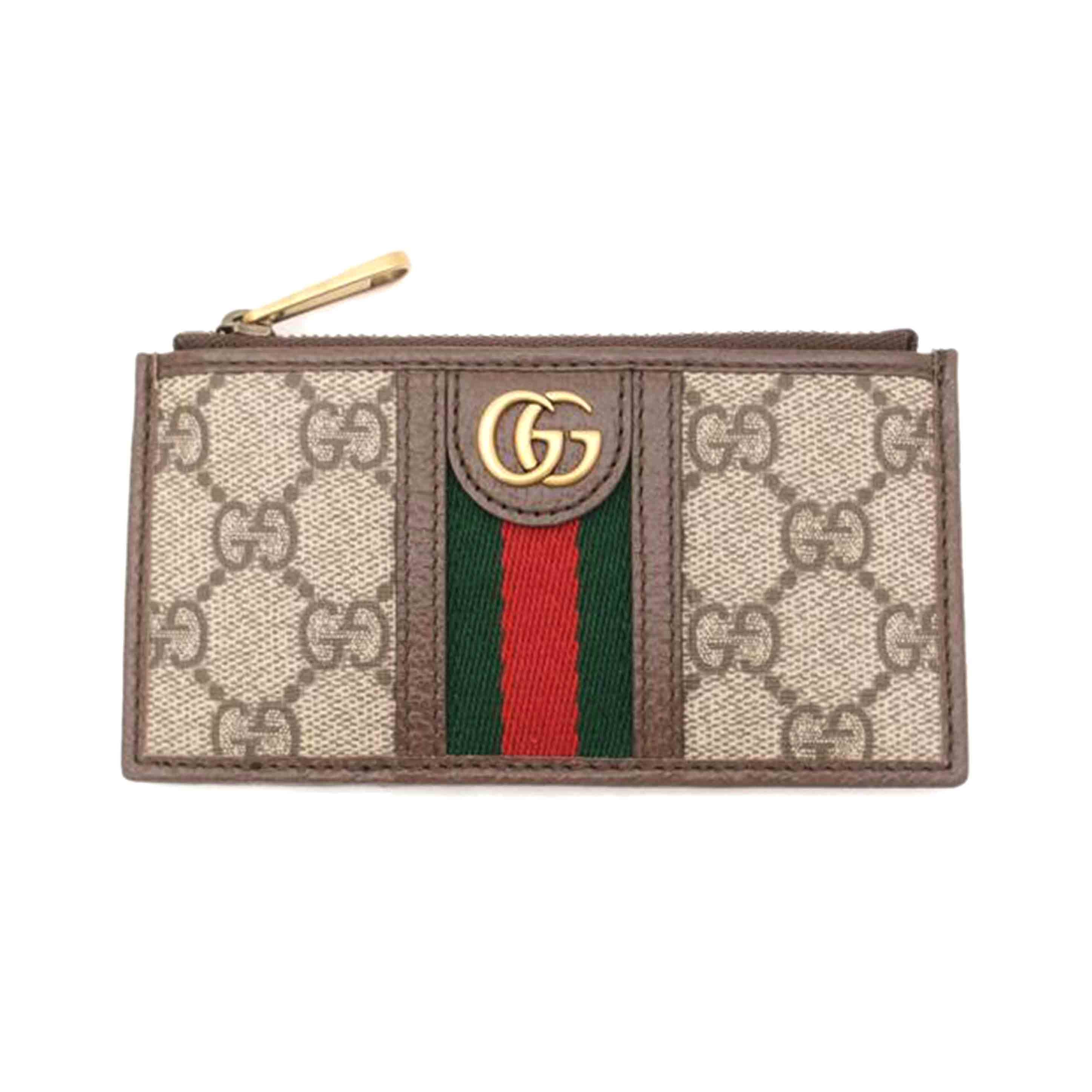 GUCCI グッチ カードケース 小銭入れ メンズ レディース 未使用品 プレゼント/オフィディアGGスプリームコインケース/ブラウン/399349//214*/Sランク/69
