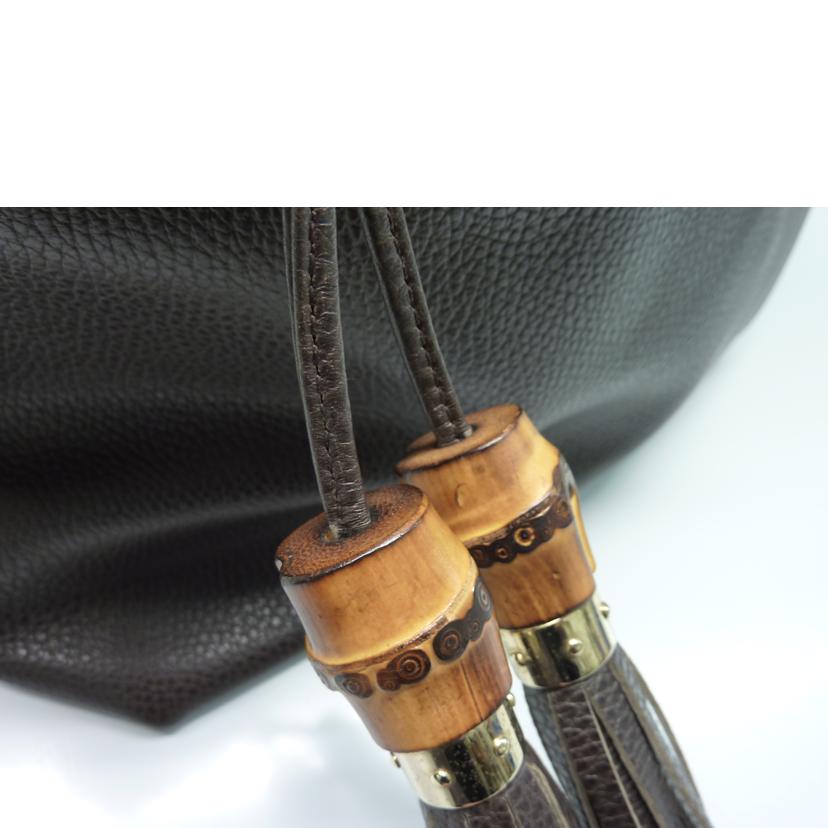 GUCCI グッチ/バンブータッセル レザートートバッグ/354666//002***/ABランク/88