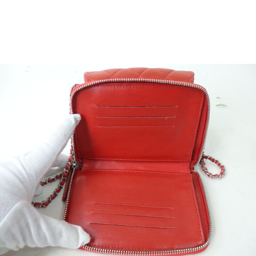 CHANEL シャネル/マトラッセココマークチェーンウォレット//156*****/ABランク/84