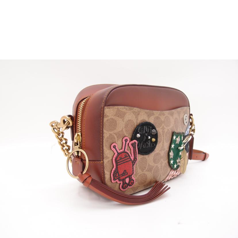 COACH コーチ 茶 レディース/キースヘリングコラボ・カメラショルダー/ブラウン/31065//M1780/SAランク/69