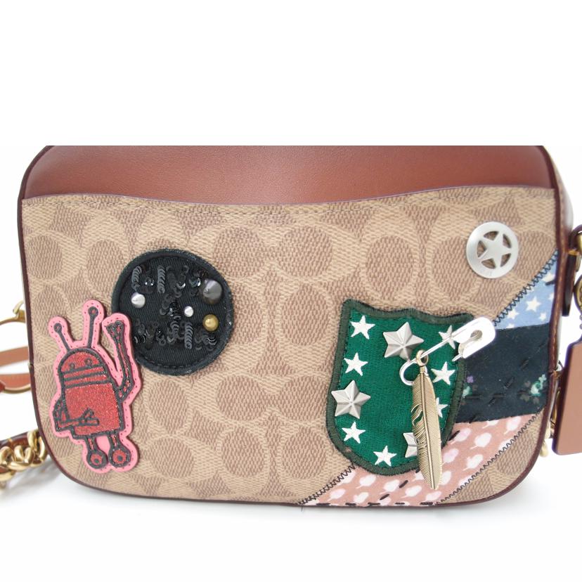 COACH コーチ 茶 レディース/キースヘリングコラボ・カメラショルダー/ブラウン/31065//M1780/SAランク/69