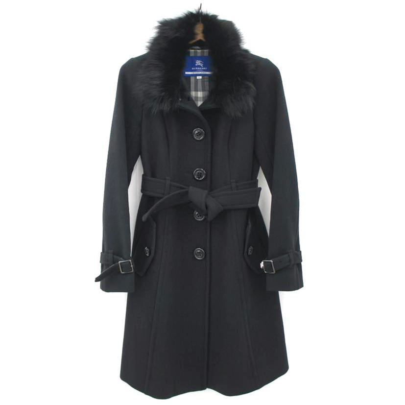 BURBERRY BLUE LABEL バーバリーブルーレーベル/ファー付きウールコート/FNF09-718-09//Aランク/75