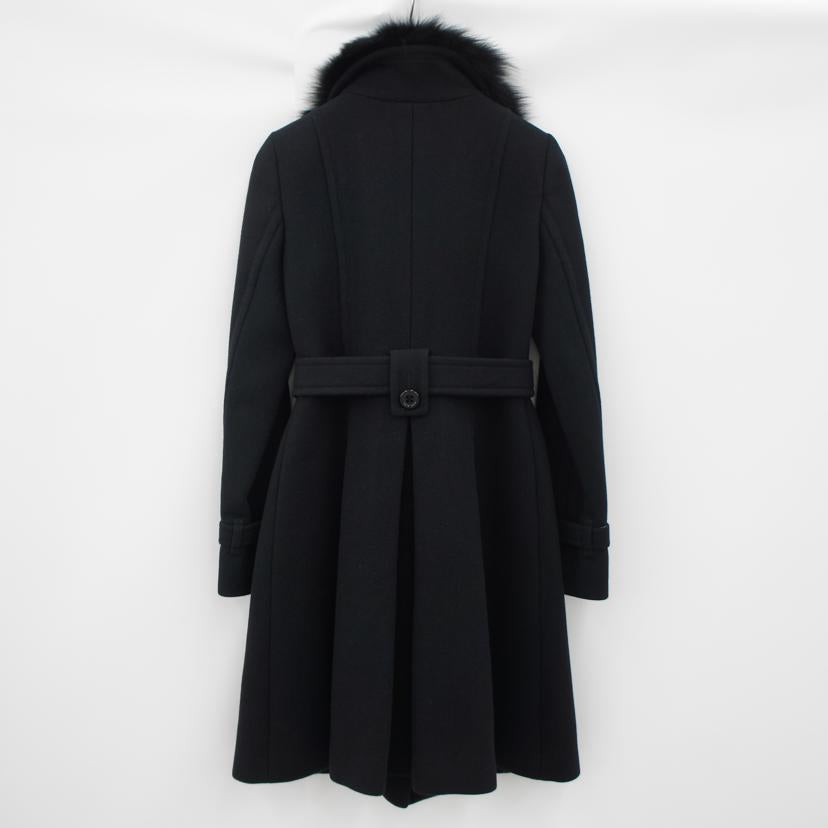 BURBERRY BLUE LABEL バーバリーブルーレーベル/ファー付きウールコート/FNF09-718-09//Aランク/75