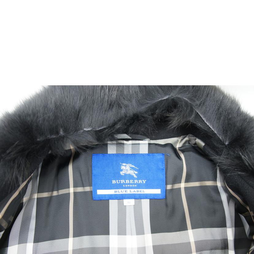 BURBERRY BLUE LABEL バーバリーブルーレーベル/ファー付きウールコート/FNF09-718-09//Aランク/75