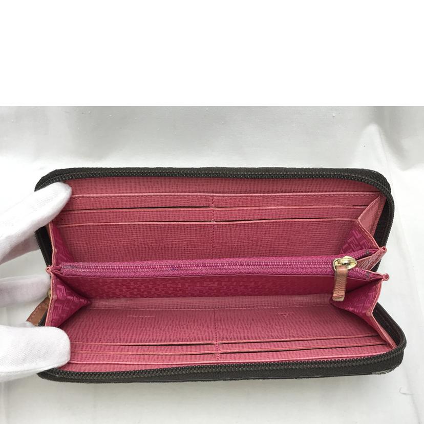 FENDI フェンディ/ズッカ柄ラウンドファスナー長財布//Bランク/51