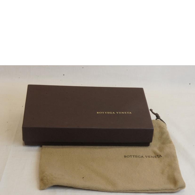 BOTTEGA VENETA ボッテガヴェネタ/イントレチャートラウンドファスナー/パイソンレザー/グレー//ABランク/92