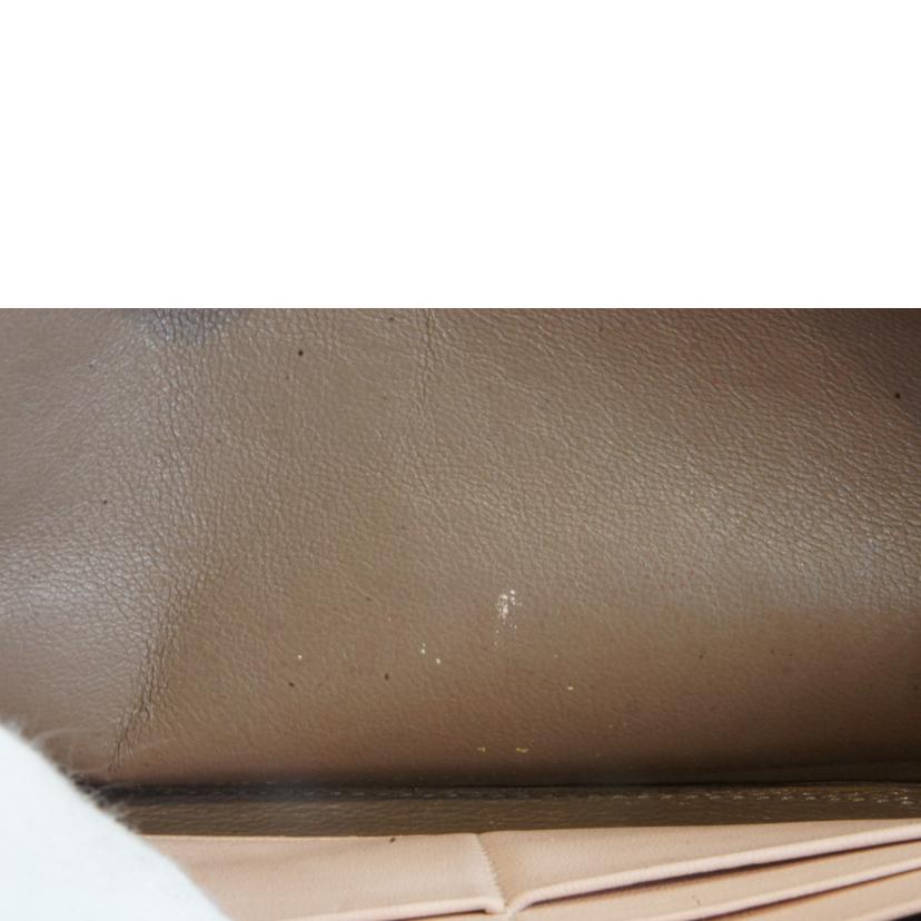 BOTTEGA VENETA ボッテガヴェネタ/イントレチャートラウンドファスナー/パイソンレザー/グレー//ABランク/92