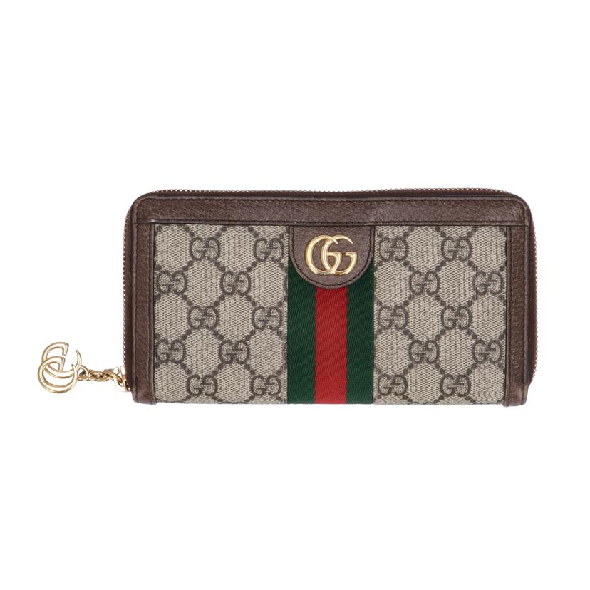 GUCCI グッチ/オフディアジップアラウンドシェリーラインウォレット/523154//114*/ABランク/75