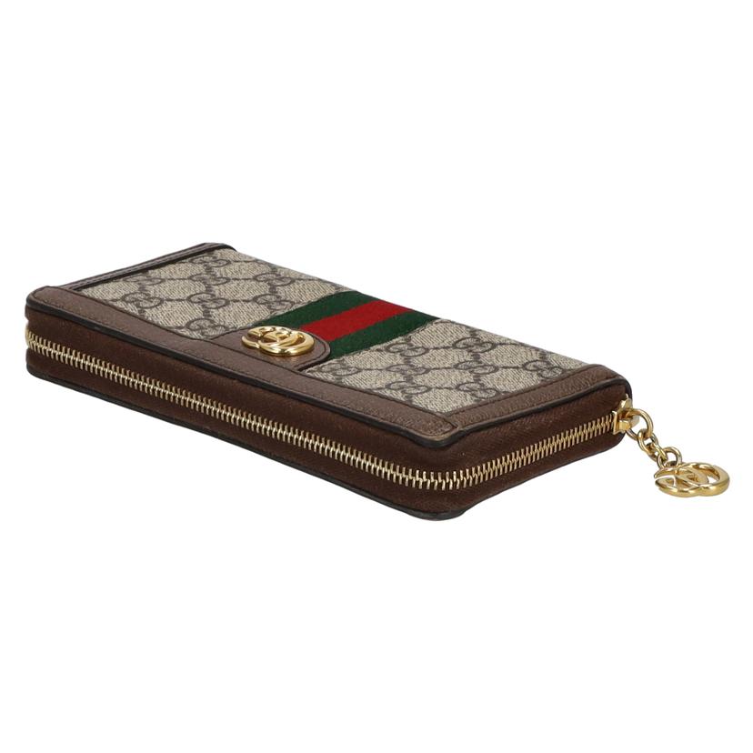 GUCCI グッチ/オフディアジップアラウンドシェリーラインウォレット/523154//114*/ABランク/75