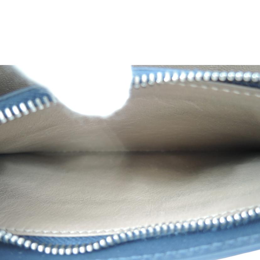 BOTTEGA VENETA ボッテガヴェネタ/イントレチャート二つ折り長財布/ネイビー/156819-V//ABランク/06