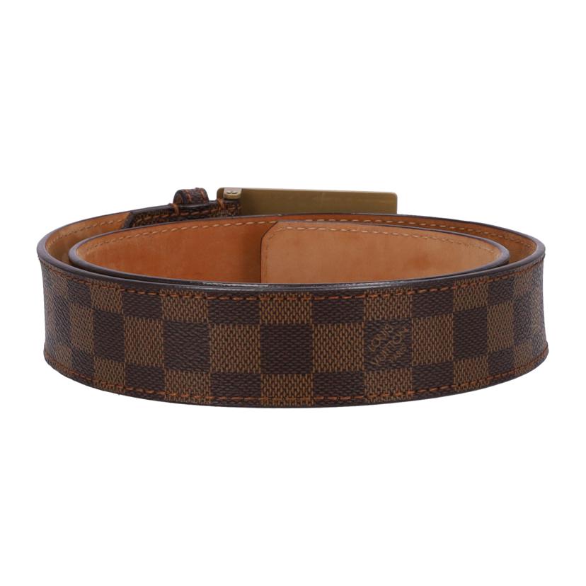 LV ルイヴィトン 小物 メンズ雑貨 ベルト ブラウン 茶色/サンチュール/ダミエ・エベヌ 86-96cm//LB0075/ABランク/75