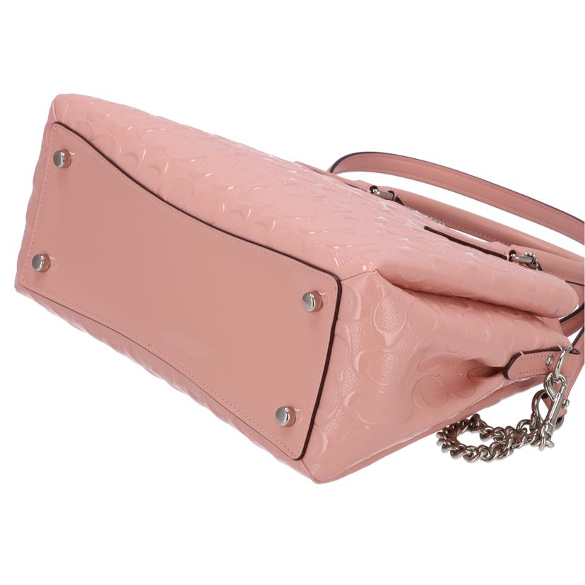 COACH コーチ/パテントレザーシグネチャー2WAYショルダー/F31486//K1880/ABランク/75