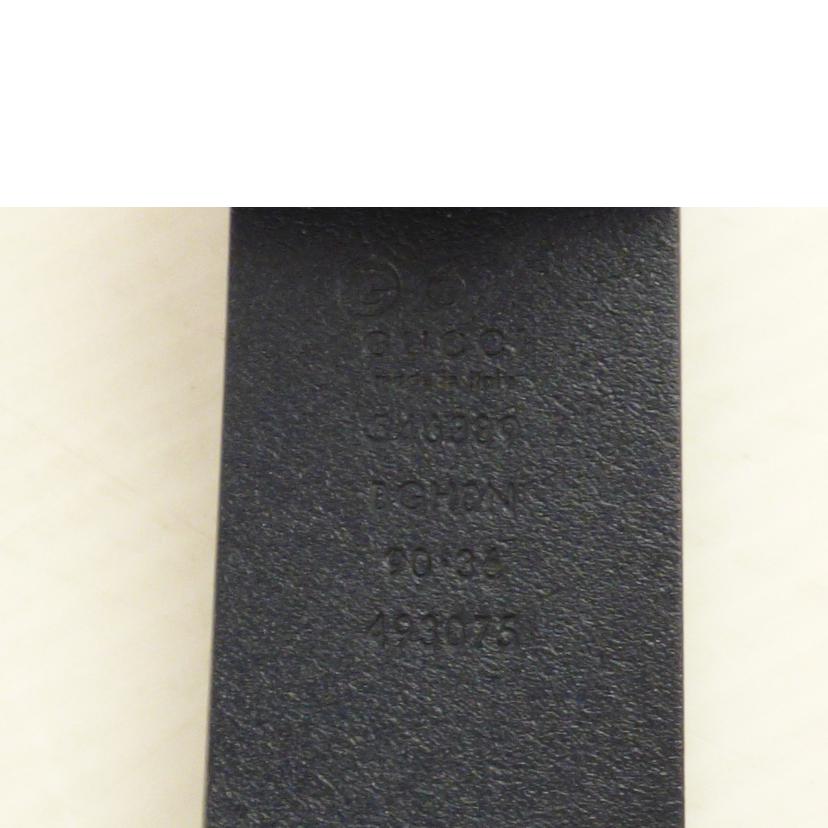 GUCCI グッチ/インターロッキングG レザーベルト/546389 //約100cm/Bランク/64