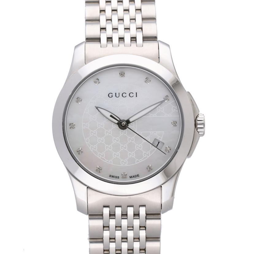 GUCCI グッチ/Gタイムレス クオーツ/YA126535//15420126/Aランク/75