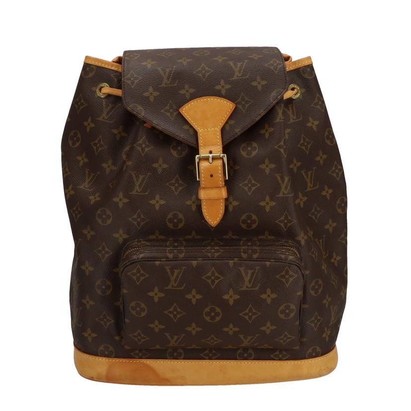 LOUIS VUITTON ルイヴィトン ルイ・ヴィトン ビトン バッグ リュック バックパック ブラウン メンズ レディース 定番 人気 LV 斜め掛け 肩がけ/モンスリ/モノグラム/M51135//MI1***/Bランク/09