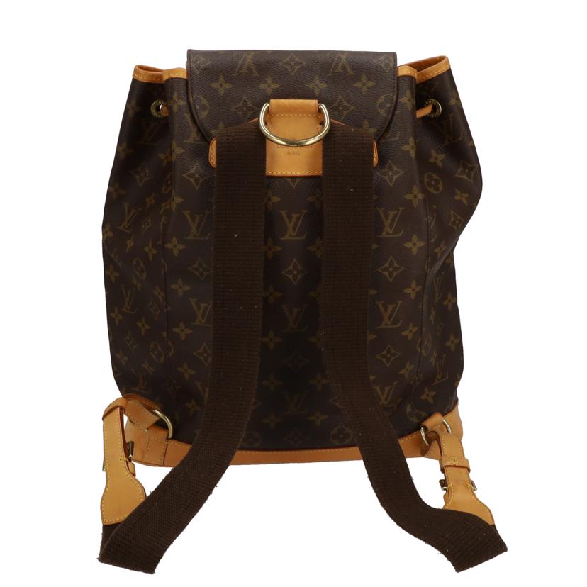 LOUIS VUITTON ルイヴィトン ルイ・ヴィトン ビトン バッグ リュック バックパック ブラウン メンズ レディース 定番 人気 LV 斜め掛け 肩がけ/モンスリ/モノグラム/M51135//MI1***/Bランク/09