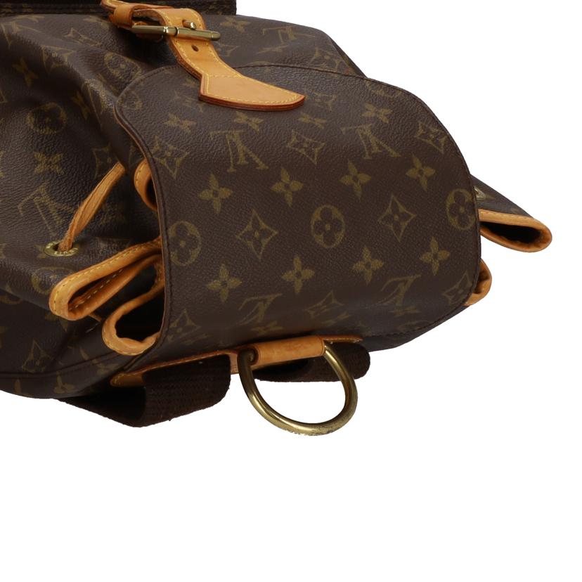 LOUIS VUITTON ルイヴィトン ルイ・ヴィトン ビトン バッグ リュック バックパック ブラウン メンズ レディース 定番 人気 LV 斜め掛け 肩がけ/モンスリ/モノグラム/M51135//MI1***/Bランク/09