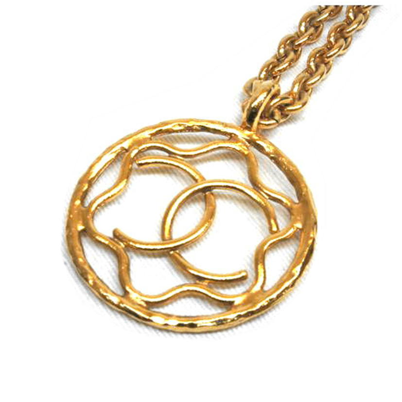 CHANEL シャネル/ビンテージココマークネックレス//ABランク/92