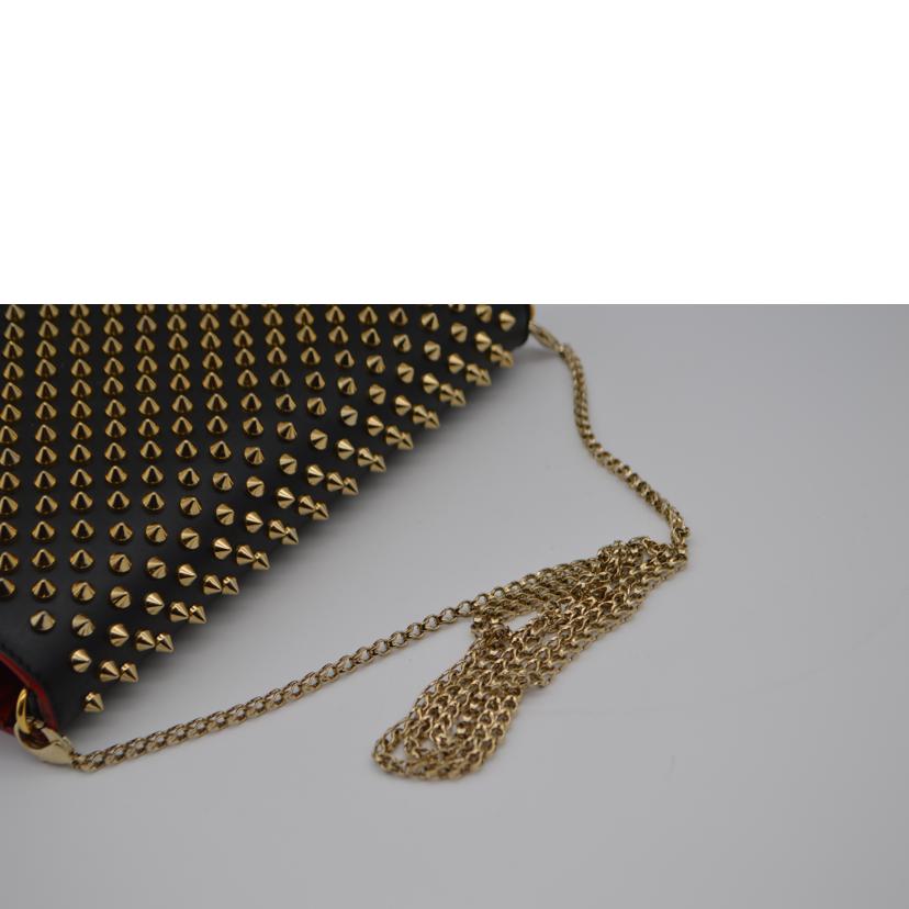 C.Louboutin クリスチャンルブタン/パロマスパイクスタッズレオパードチェーンショルダー/1165081//Aランク/89