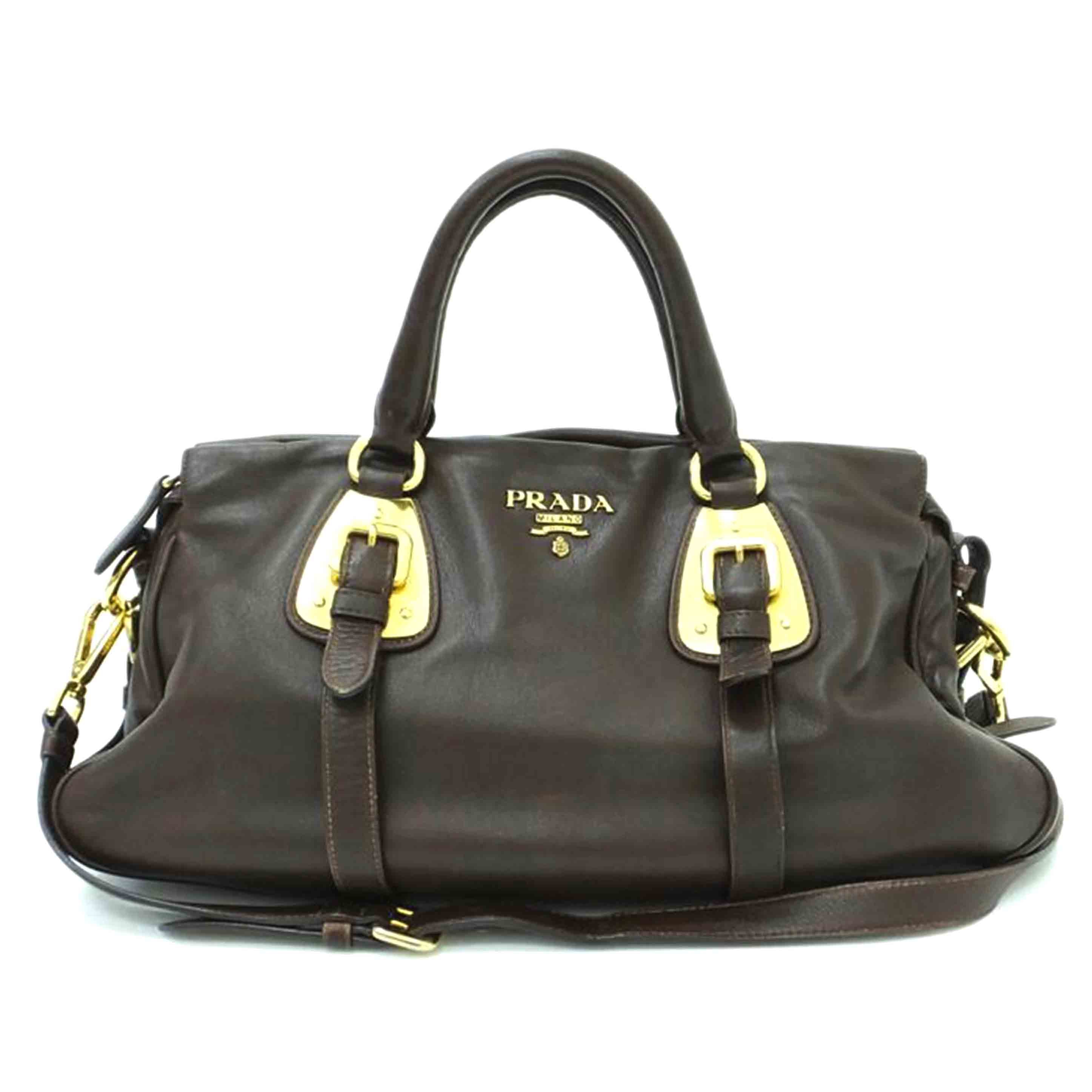 PRADA プラダ/2wayレザーハンドバッグ//Bランク/88