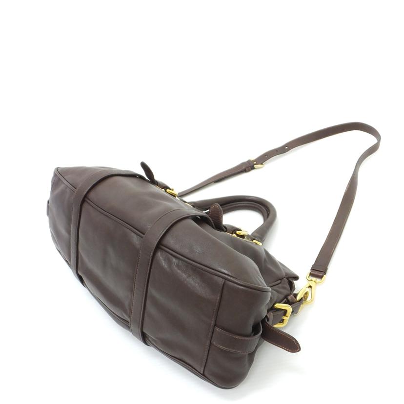 PRADA プラダ/2wayレザーハンドバッグ//Bランク/88