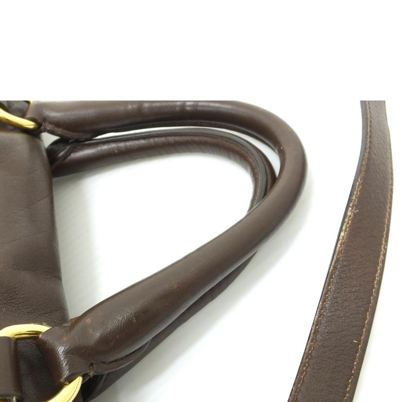 PRADA プラダ/2wayレザーハンドバッグ//Bランク/88