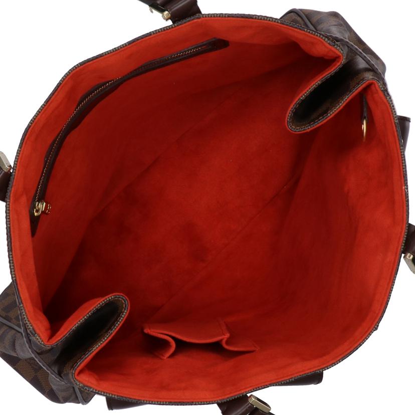 LOUIS VUITTON ルイヴィトン ルイ・ヴィトン ビトン ダミエ・エベヌ 市松模様 ブラウン 茶 ショルダーバッグ ハンドバッグ トートバッグ ブラウン メンズ レディース 定番 人気 LV 斜め掛け 肩がけ/ユゼス/ダミエ/エベヌ/N51128//MB1***/ABランク/09