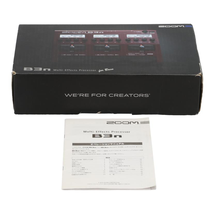 ZOOM ズーム/エフェクター/B3n//c4008292/Bランク/37