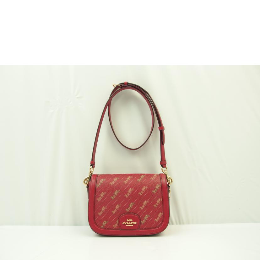 COACH コーチ/ホースアンドキャリッジドットプリントサドルバッグ/C4059//J2177/ABランク/83