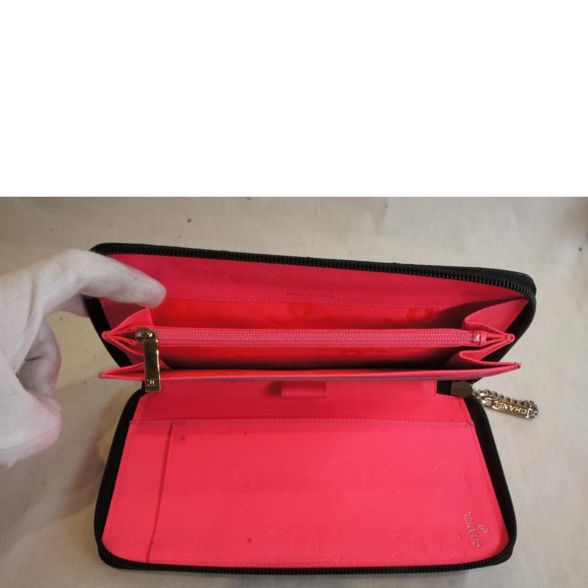 CHANEL シャネル/カンボンラインラウンドファスナー/オーガナイザー//125*****/ABランク/92