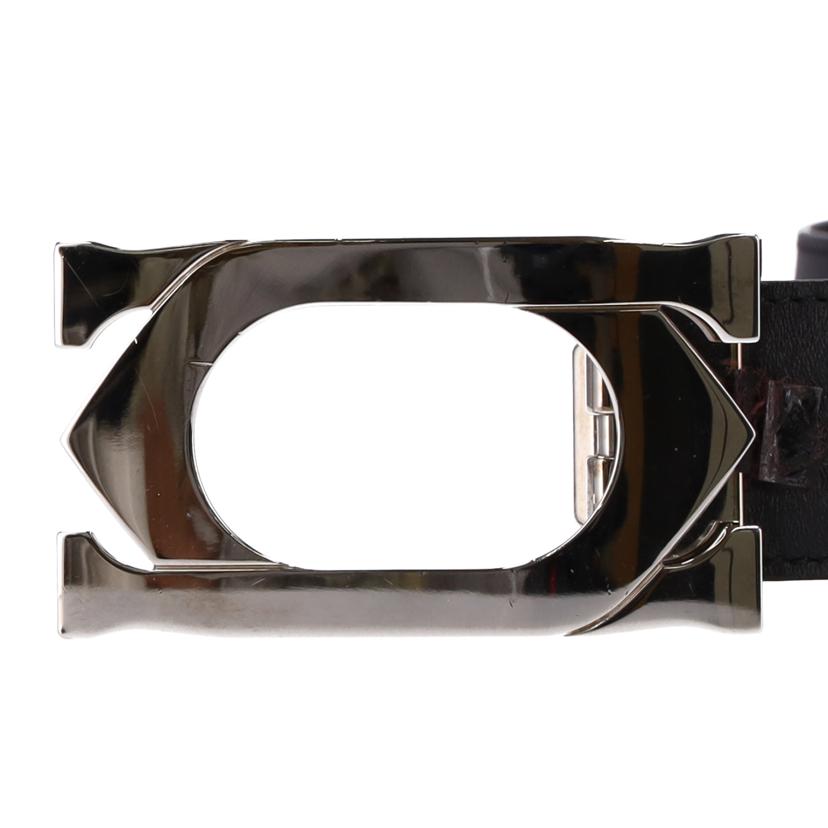 Cartier カルティエ 小物 メンズ雑貨 ブラック ブラウン/レザーベルト/リバースブル/約82-92cm//Bランク/75