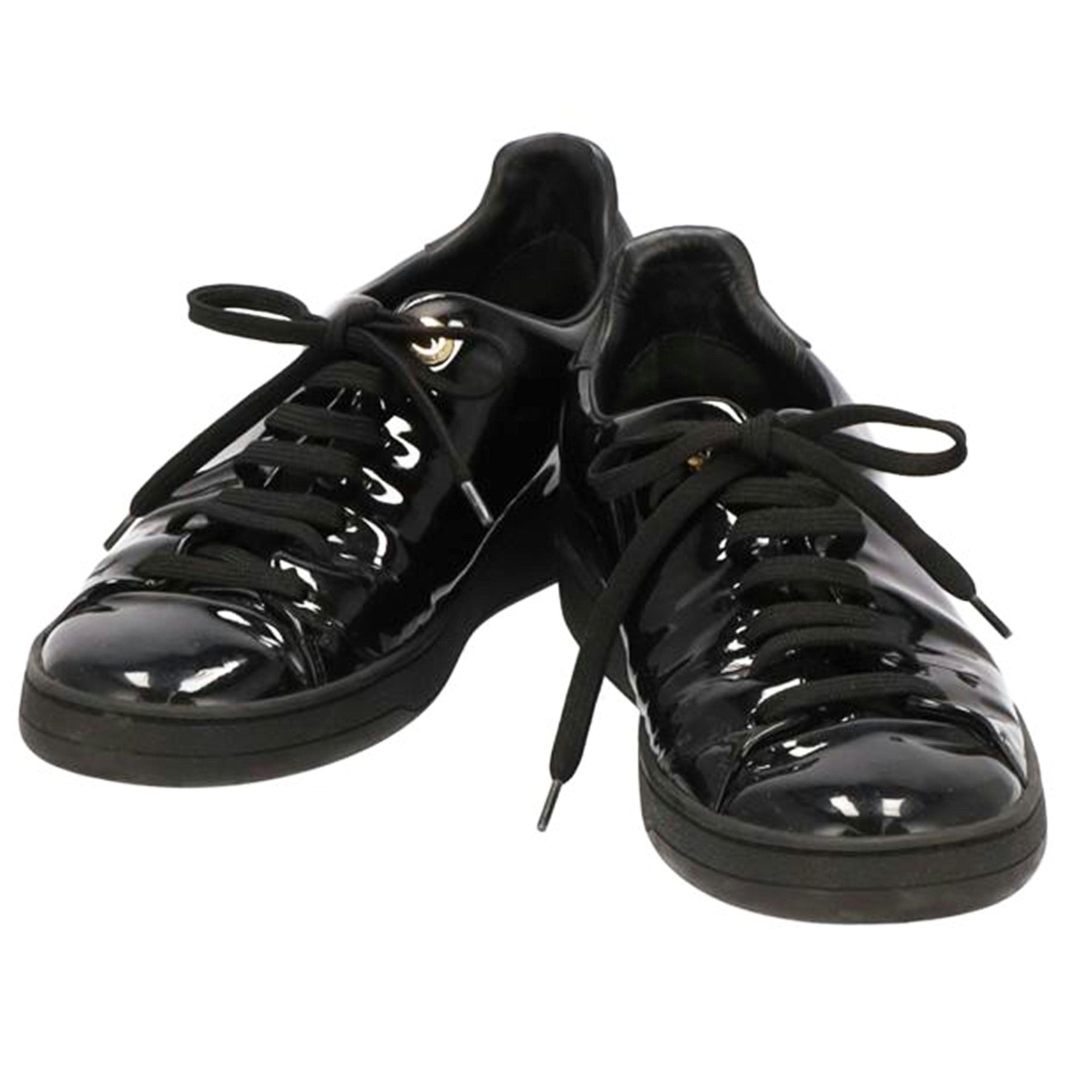 LOUIS VUITTON スニーカー エナメル ブラック 24cm LOUIS VUITTON ルイヴィトン/ブランドバッグ・小物｜REXT