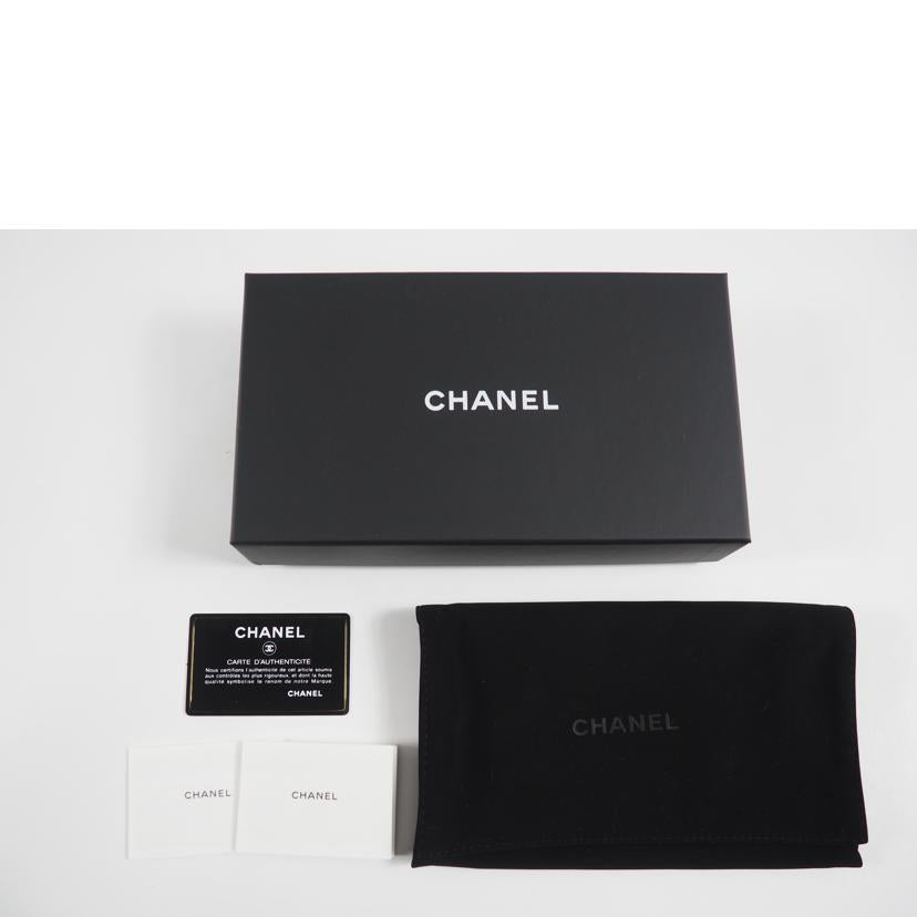 CHANEL シャネル/ココマークラウンドファスナー/ラムスキン/AP1063//31481540/ABランク/79