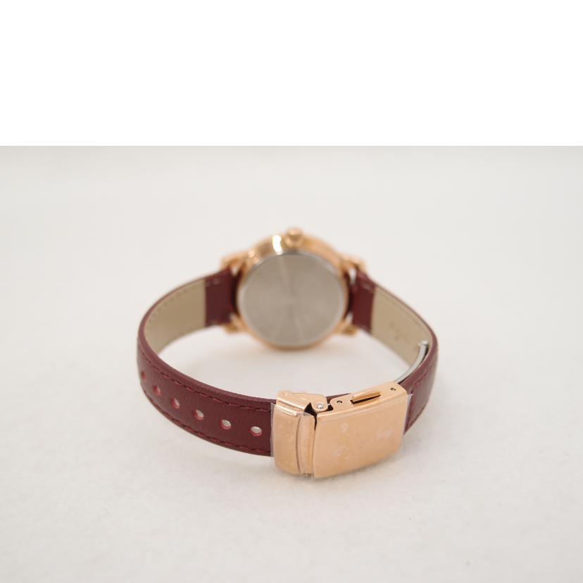 agnes b. アニエスベー 腕時計 革ベルト 白文字盤 ほぼ新品/agnes b./レディースクォーツ/FCST988//SAランク/69