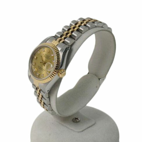 ROLEX ロレックス/デイトジャスト/10Pダイヤ/コンビ/レディース/69173G//X219808/91年製/ABランク/84