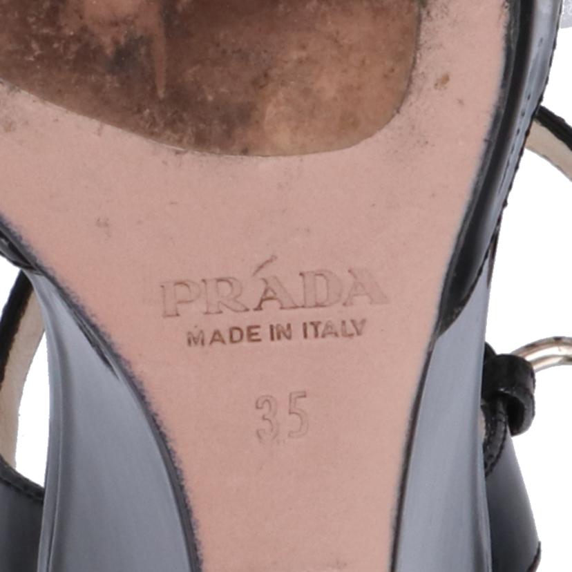 PRADA プラダ/ パテントサンダル//ABランク/75
