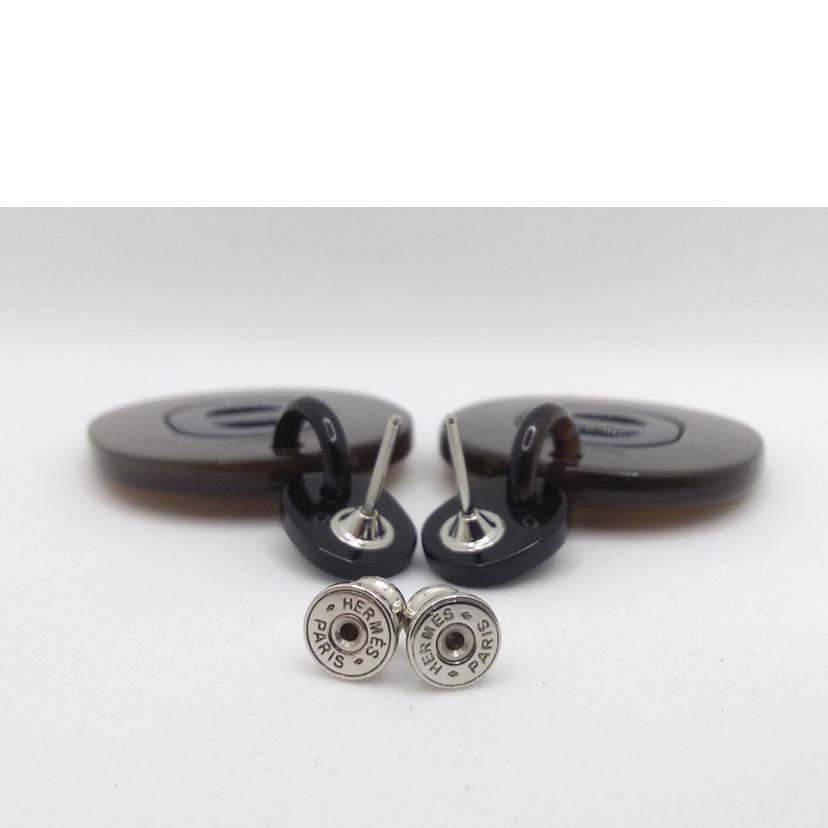 HERMES エルメス/ピアス バッファローホーン //Sランク/15