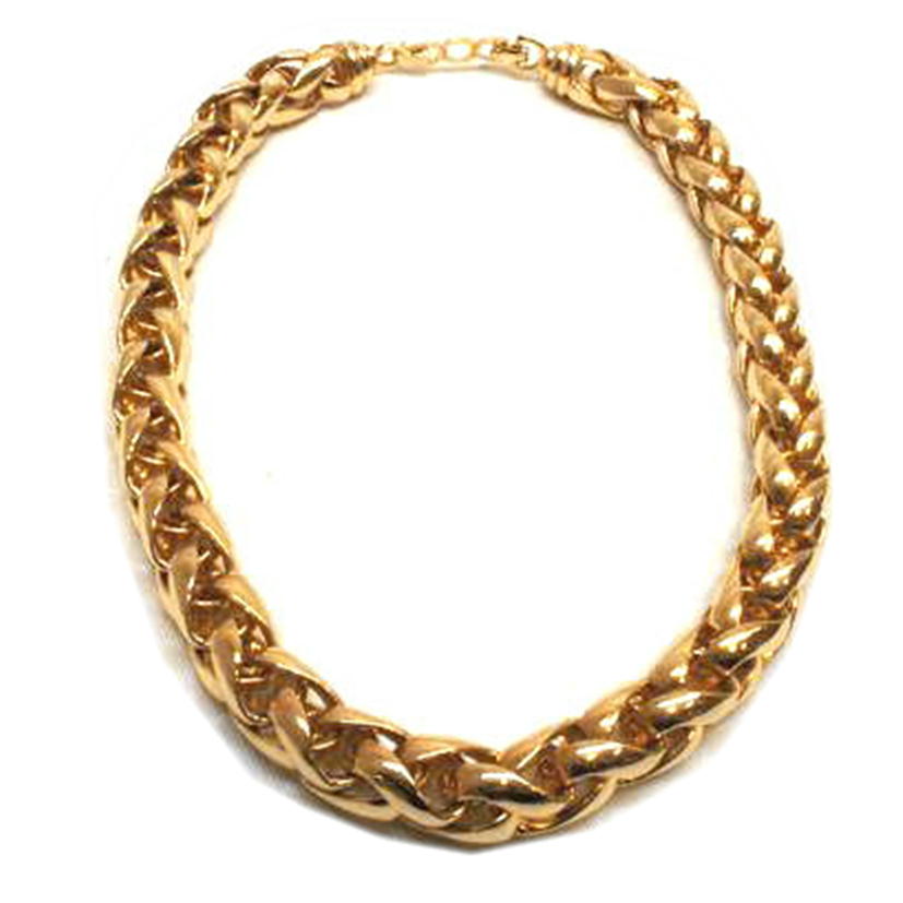 Christian Dior クリスチャンディオール/ゴールドメッキネックレス//Aランク/92