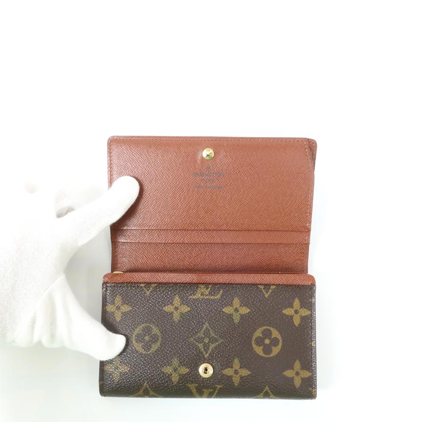 LOUIS VUITTON ルイ・ヴィトン/ポルトモネビエトレゾール モノグラム 二つ折り財布/M61730//CT0012/ABランク/65
