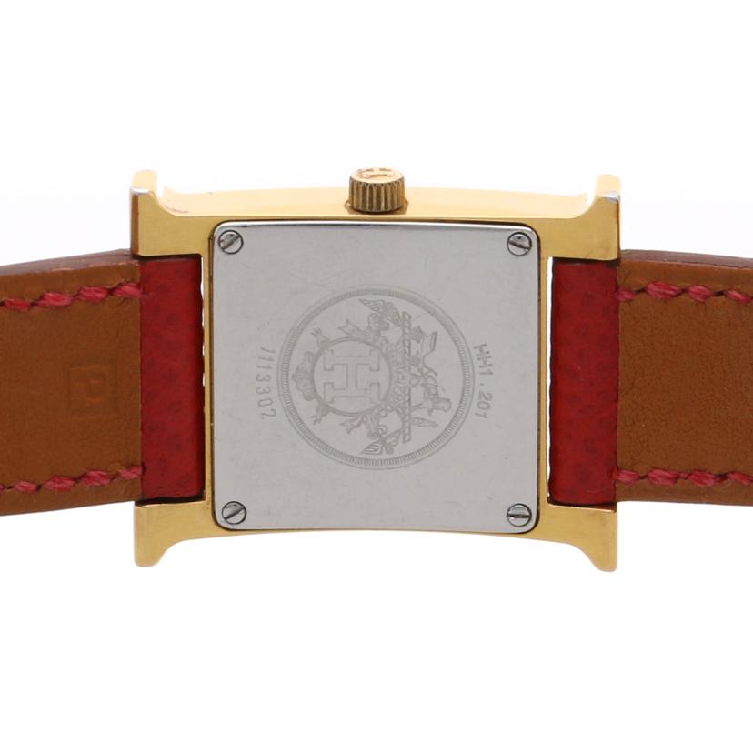 HERMES エルメス/Hウォッチ/レディース/クオーツ/HH1.201//1113302/Bランク/75