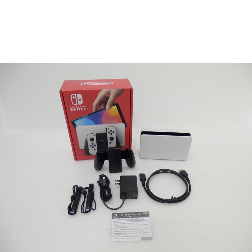 任天堂 任天堂/スイッチ本体有機ELモデルホワイト/HEG-S-KAAAA//XTJ50147750962/ABランク/88